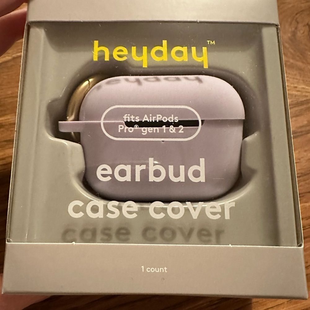 Heyday earbud case cover fits air pods generation 1 & 2